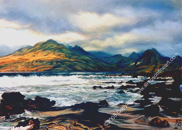 A Blowy Day, The Isle Of Skye A Blowy Day, The Isle Of Skye